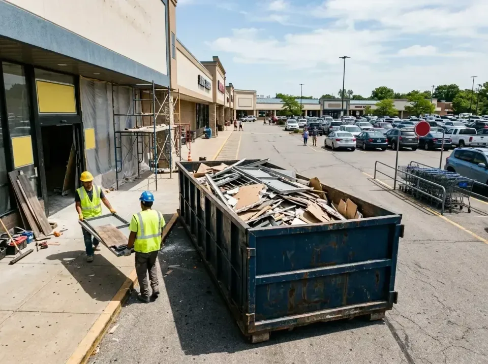retail-store-renovation-debris-003 — frequently asked questions, Roll-off Dumpster Rentals in Cabot, AR